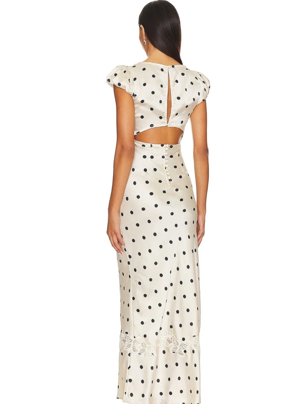 Free People Butterfly Babe Midi Dress in Tea Combo